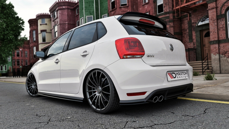 REAR SPLITTER VW POLO MK5 GTI FACELIFT (WITH A VERTICAL BAR) - 2