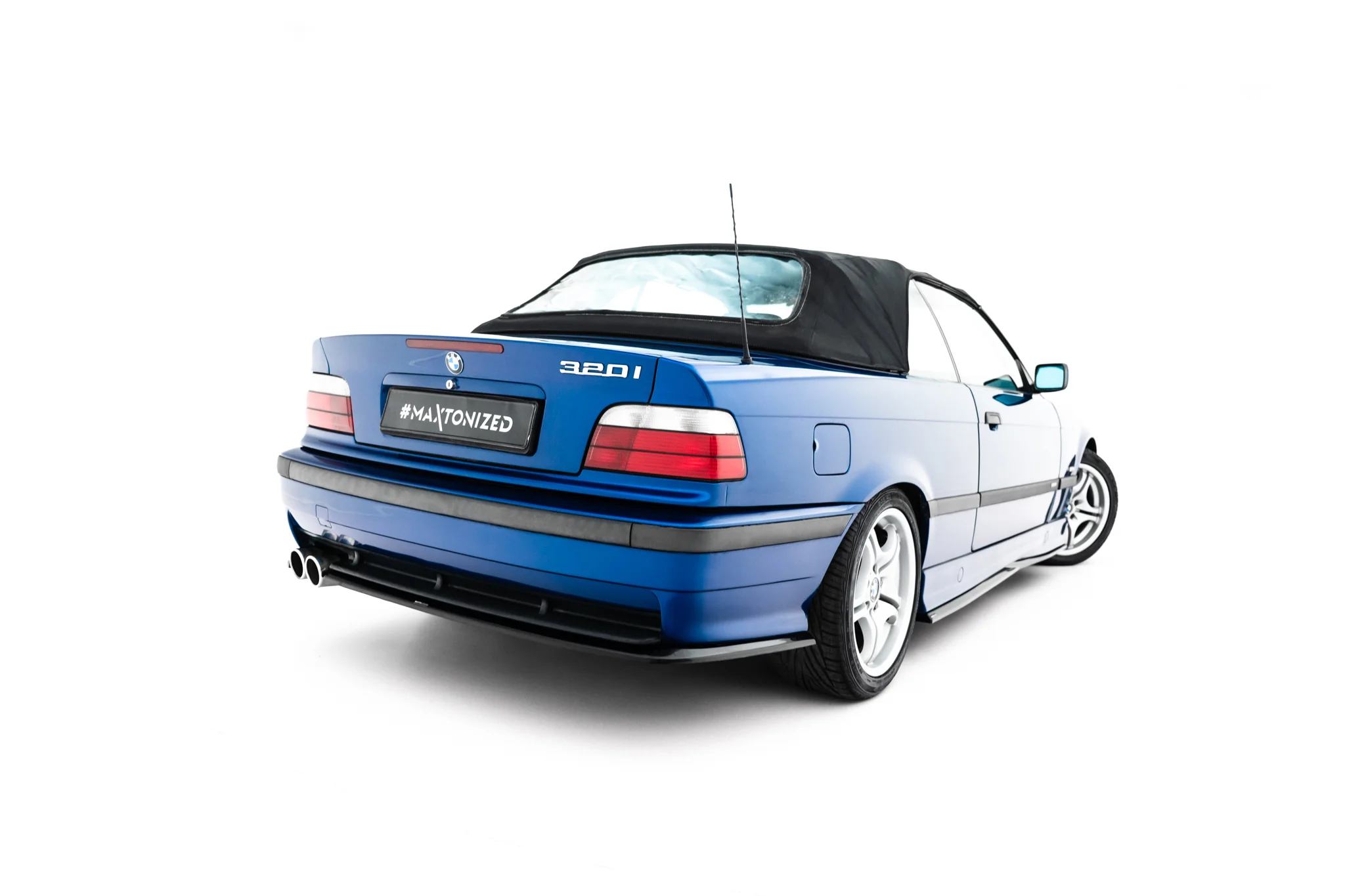 REAR SIDE SPLITTERS SUITABLE FOR BMW M3 / 3 M-PACK COUPE / CABRIO E36 – MAXTON DESIGN - 3