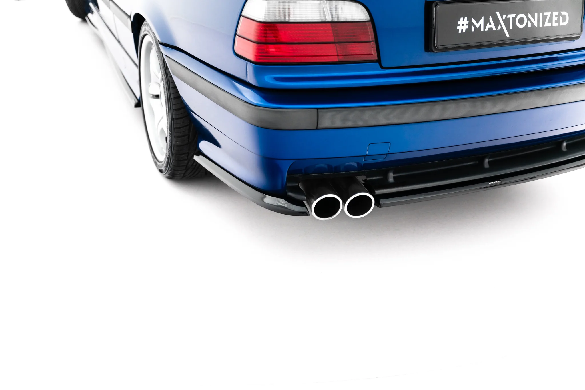 REAR SIDE SPLITTERS SUITABLE FOR BMW M3 / 3 M-PACK COUPE / CABRIO E36 – MAXTON DESIGN - 2