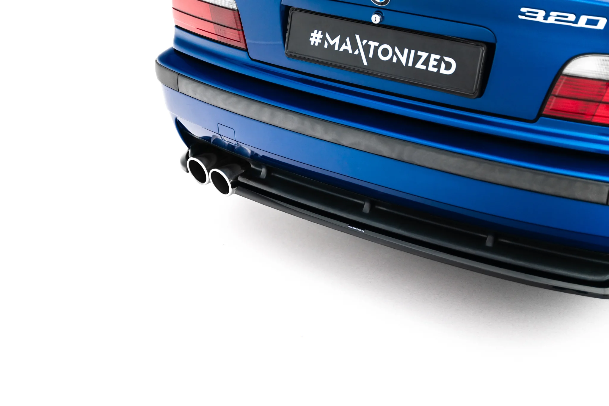 REAR SIDE SPLITTERS SUITABLE FOR BMW M3 / 3 M-PACK COUPE / CABRIO E36 – MAXTON DESIGN - 5