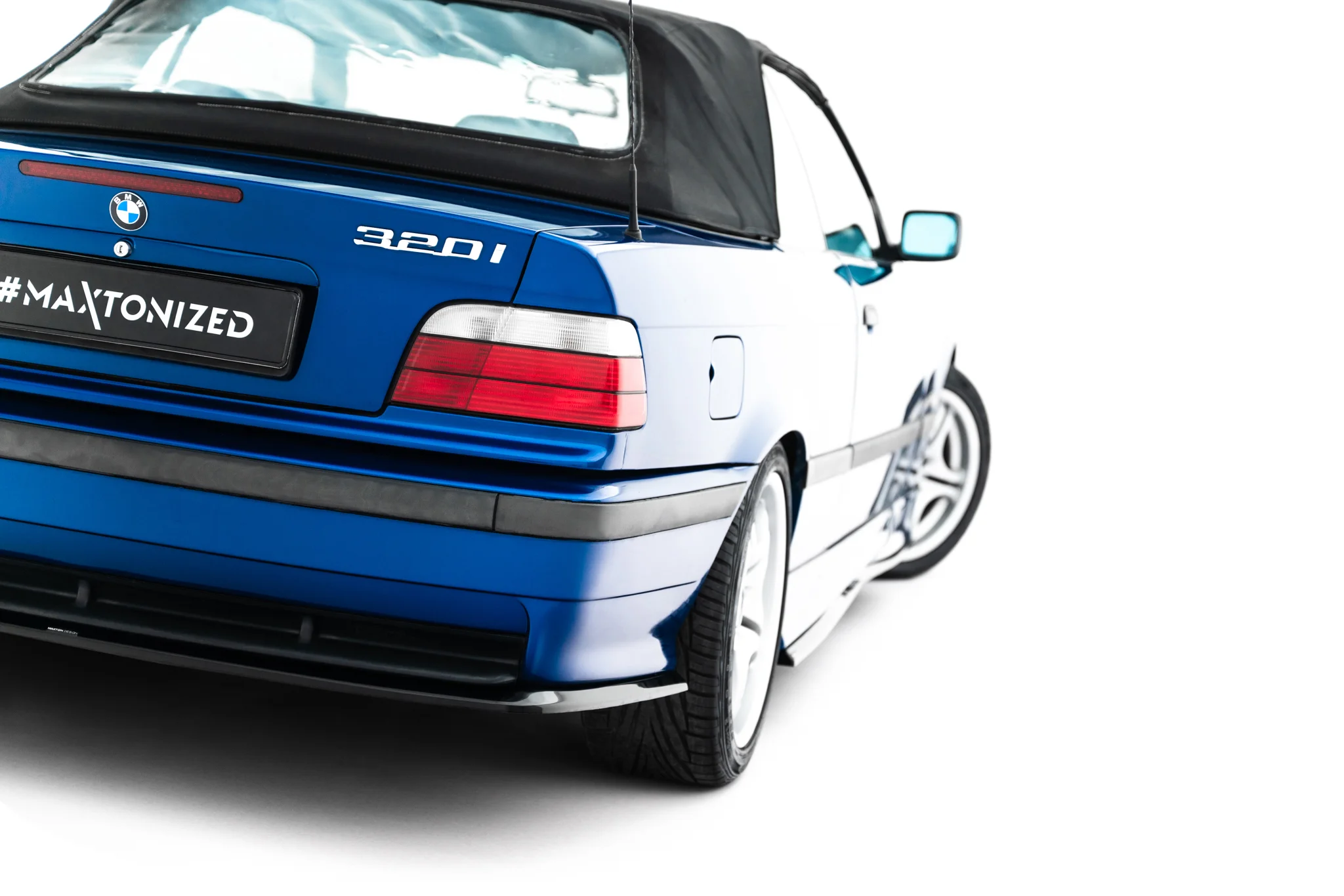 REAR SIDE SPLITTERS SUITABLE FOR BMW M3 / 3 M-PACK COUPE / CABRIO E36 – MAXTON DESIGN - 4
