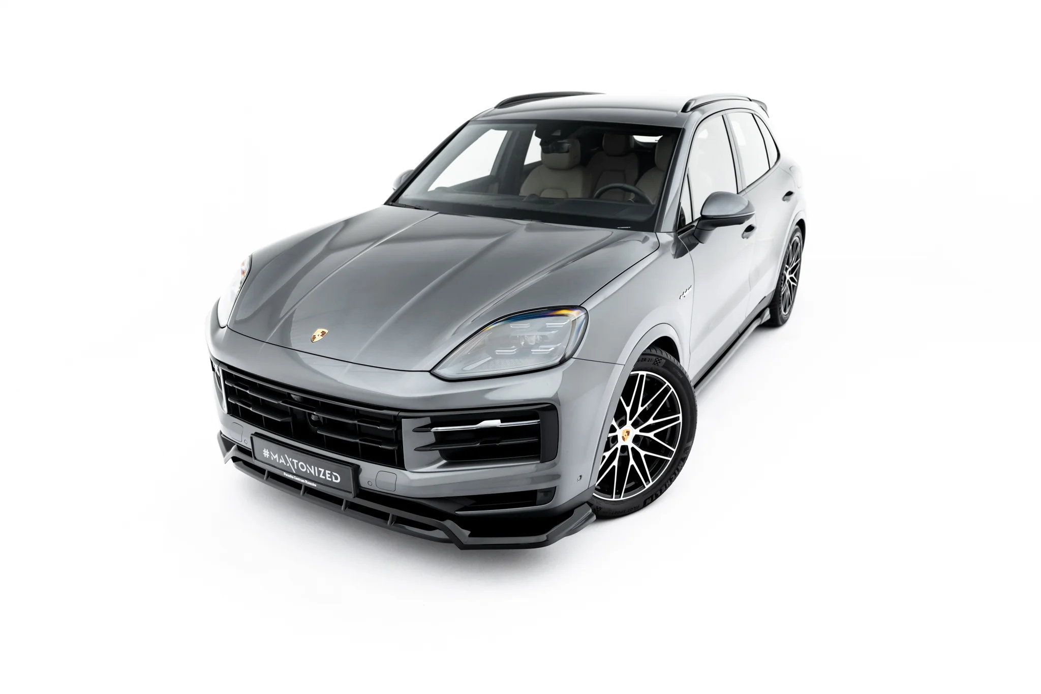FRONT SPLITTER SUITABLE FOR PORSCHE CAYENNE SUV / COUPE MK3 FACELIFT – MAXTON DESIGN - 5