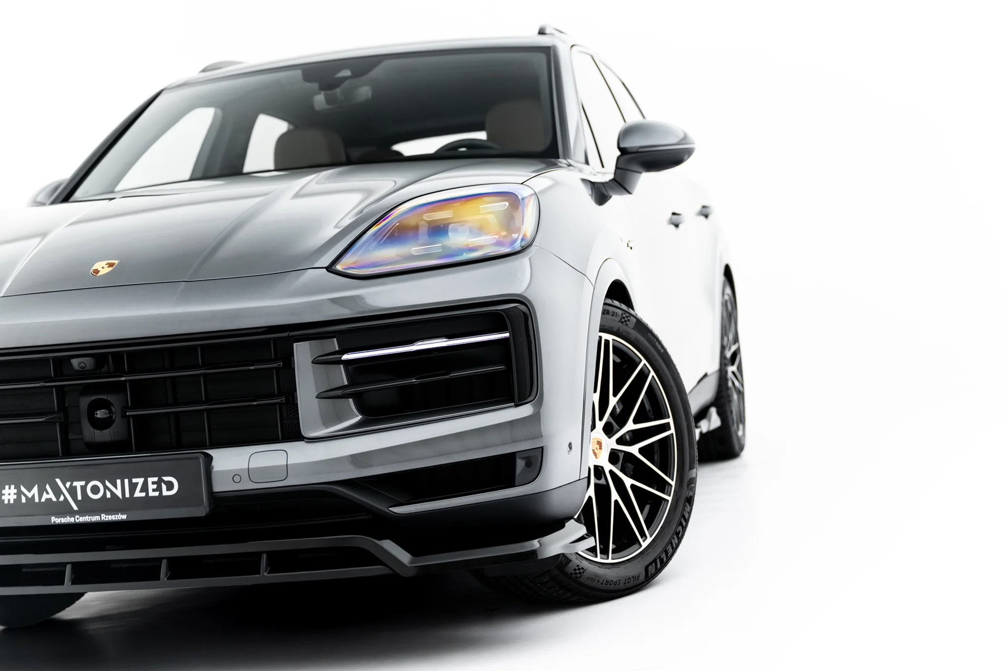 FRONT SPLITTER SUITABLE FOR PORSCHE CAYENNE SUV / COUPE MK3 FACELIFT – MAXTON DESIGN - 7