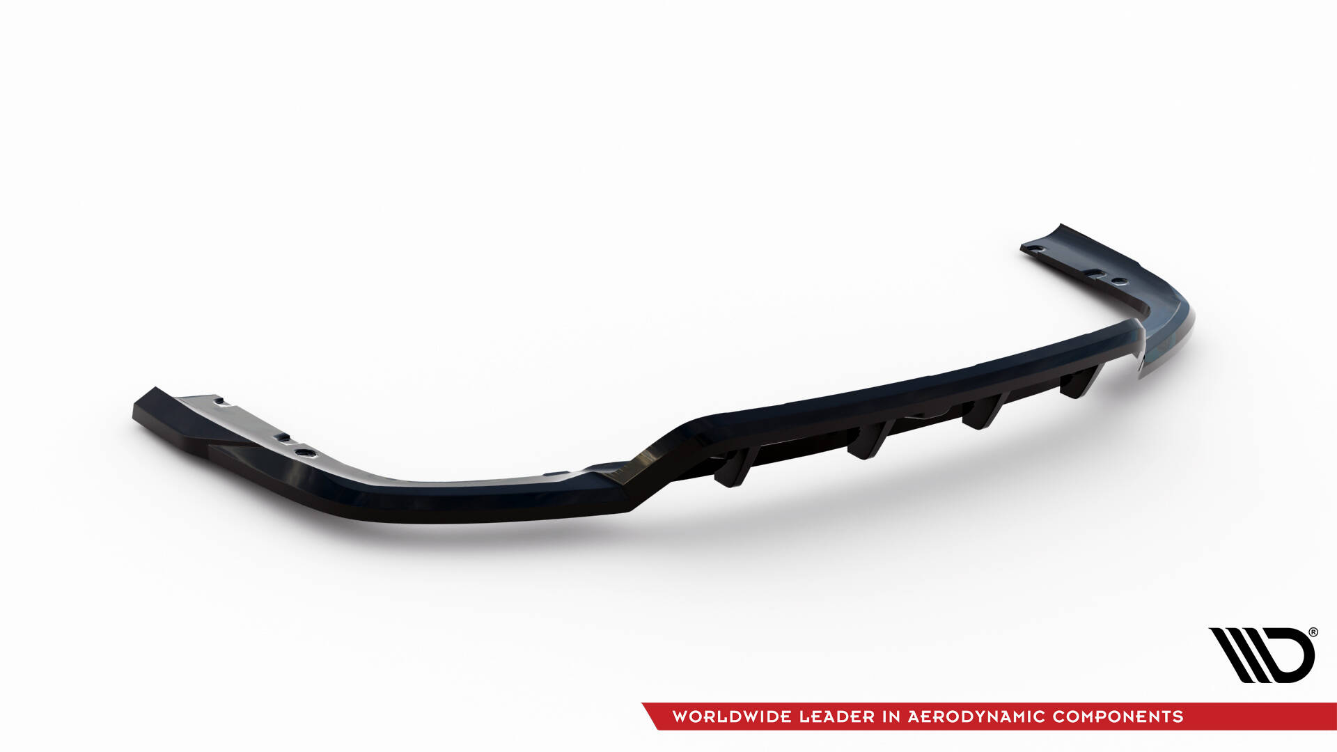 Central Rear Splitter (Vertical Bars) V.1 BMW X6 M-Pack G06 Facelift - 6