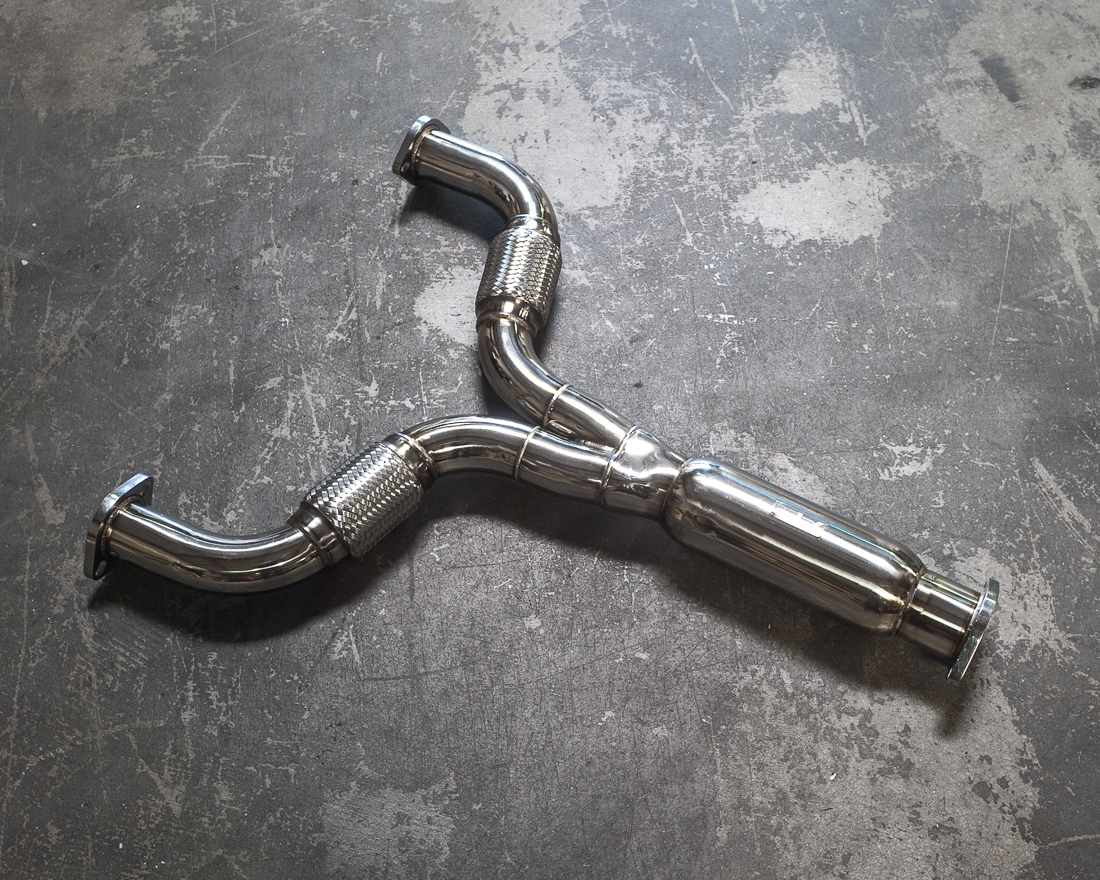AGENCY POWER STAINLESS STEEL Y-PIPE FOR NISSAN 370Z 09-16 | INFINITI G37 08-16 - 5