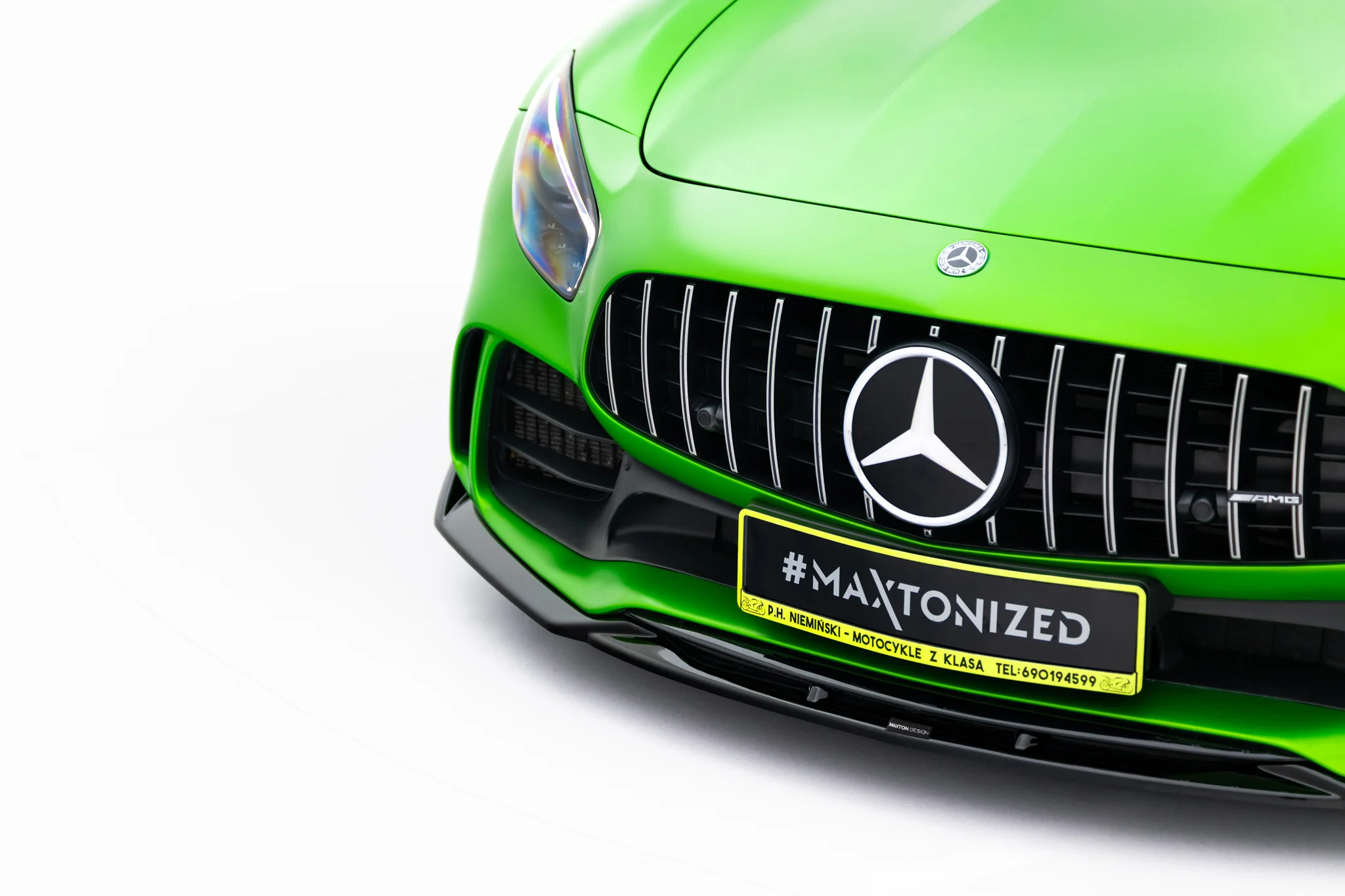 FRONT SPLITTER SUITABLE FOR MERCEDES-AMG GT R C190 FACELIFT – MAXTON DESIGN - 3