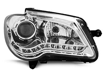 HEADLIGHTS VW TOURAN 06-10  DAYLIGHT CHROME