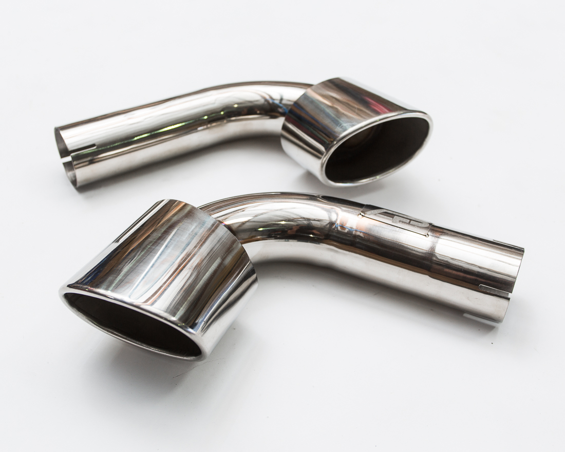 AGENCY POWER STAINLESS STEEL EXHAUST BYPASS TIPS PORSCHE 996 C2| C4 98-05 - 4