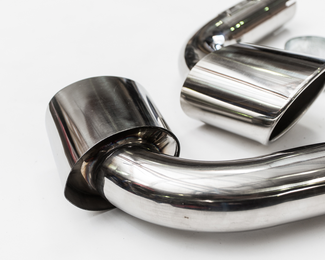 AGENCY POWER STAINLESS STEEL EXHAUST BYPASS TIPS PORSCHE 996 C2| C4 98-05