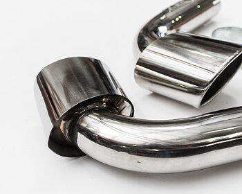 AGENCY POWER STAINLESS STEEL EXHAUST BYPASS TIPS PORSCHE 996 C2| C4 98-05