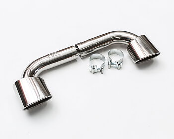 AGENCY POWER STAINLESS STEEL EXHAUST BYPASS TIPS PORSCHE 996 C2| C4 98-05