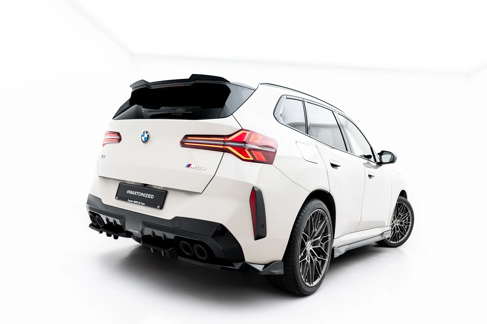 REAR SPLITTER (WITH VERTICAL BARS) SUITABLE FOR BMW X3 M50 G45 – MAXTON DESIGN - 5
