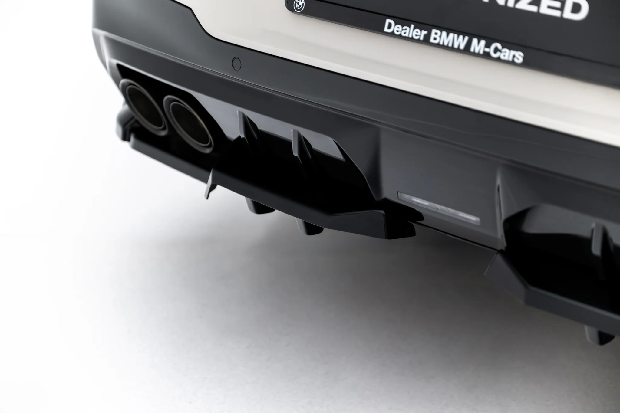 REAR SPLITTER (WITH VERTICAL BARS) SUITABLE FOR BMW X3 M50 G45 – MAXTON DESIGN