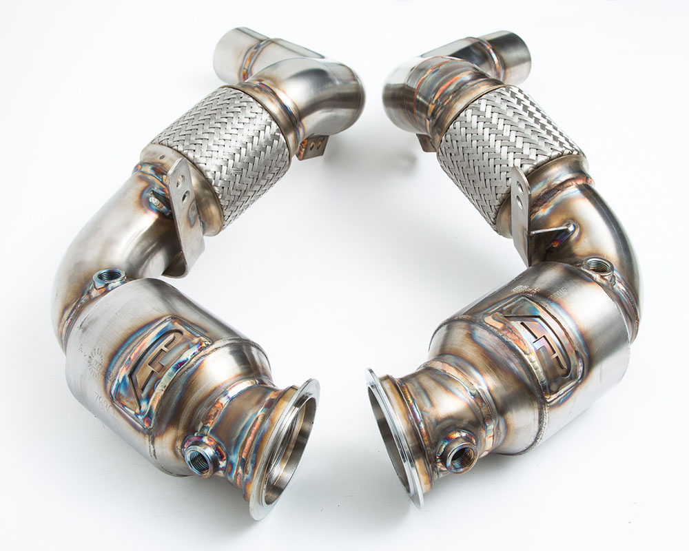 AGENCY POWER HIGH FLOW CAT DOWNPIPES BMW F85 X5M | F86 X6M 15-16 - 4