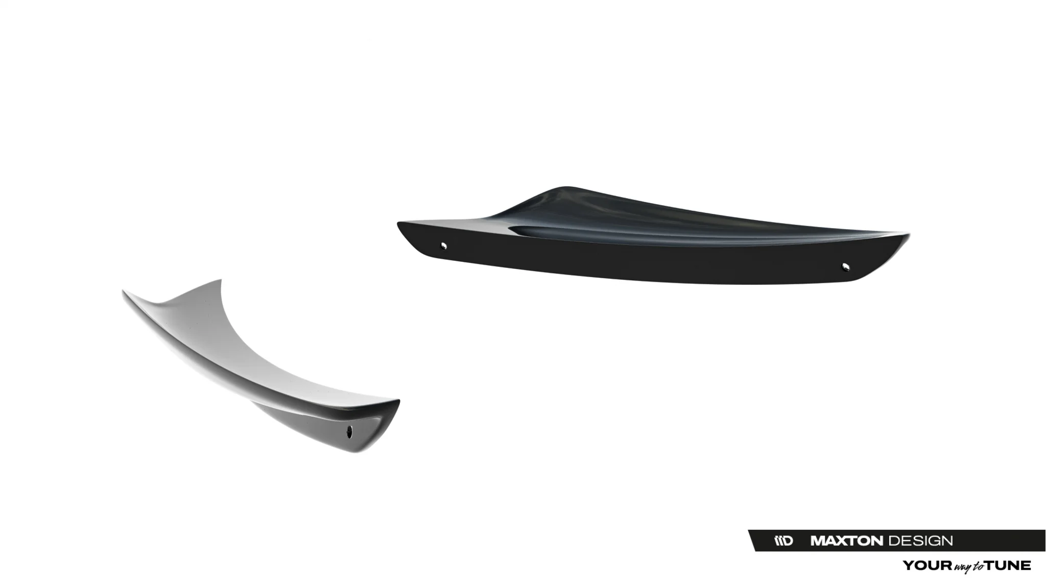 FRONT BUMPER WINGS (CANARDS) SUITABLE FOR SKODA KODIAQ RS MK2 – MAXTON DESIGN - 4