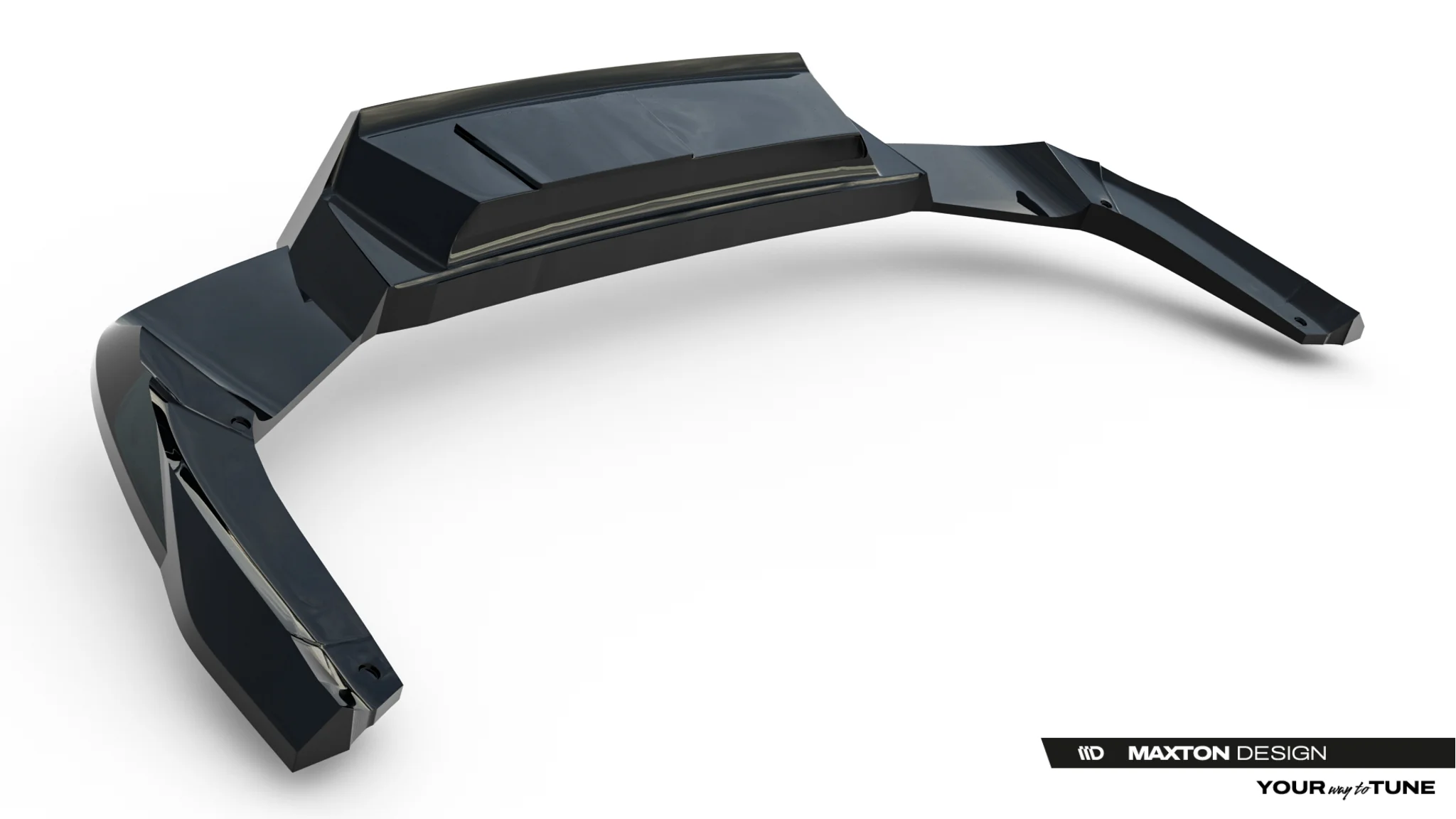 REAR SPLITTER (WITH VERTICAL BARS) SUITABLE FOR SKODA KODIAQ RS MK2 – MAXTON DESIGN - 5