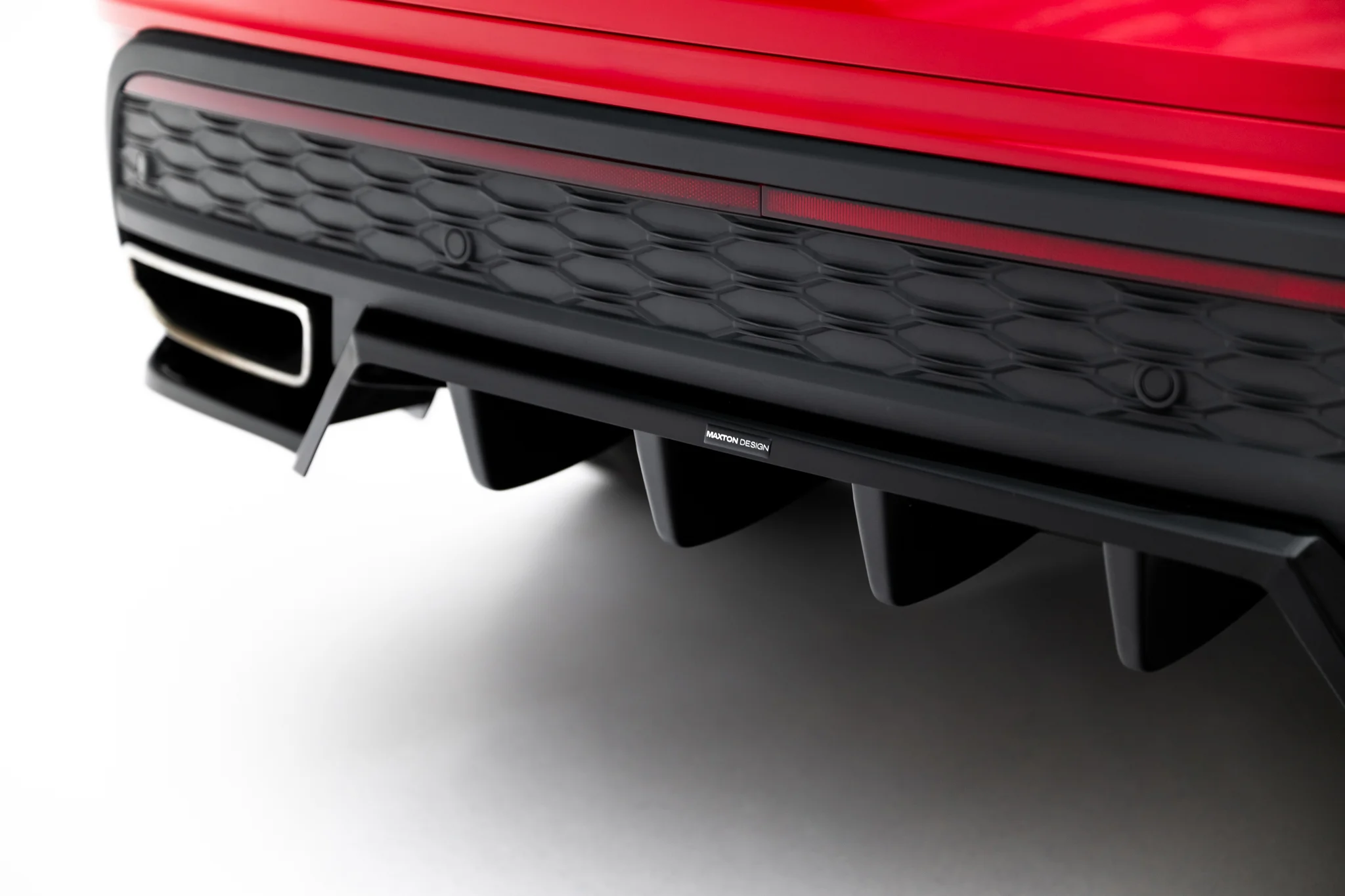 REAR SPLITTER (WITH VERTICAL BARS) SUITABLE FOR SKODA KODIAQ RS MK2 – MAXTON DESIGN - 3