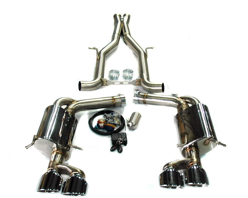 AGENCY POWER ELECTRONIC VALVE CONTROLLED EXHAUST MUFFLER MERCEDES-BENZ C63 AMG 12-14 - 2