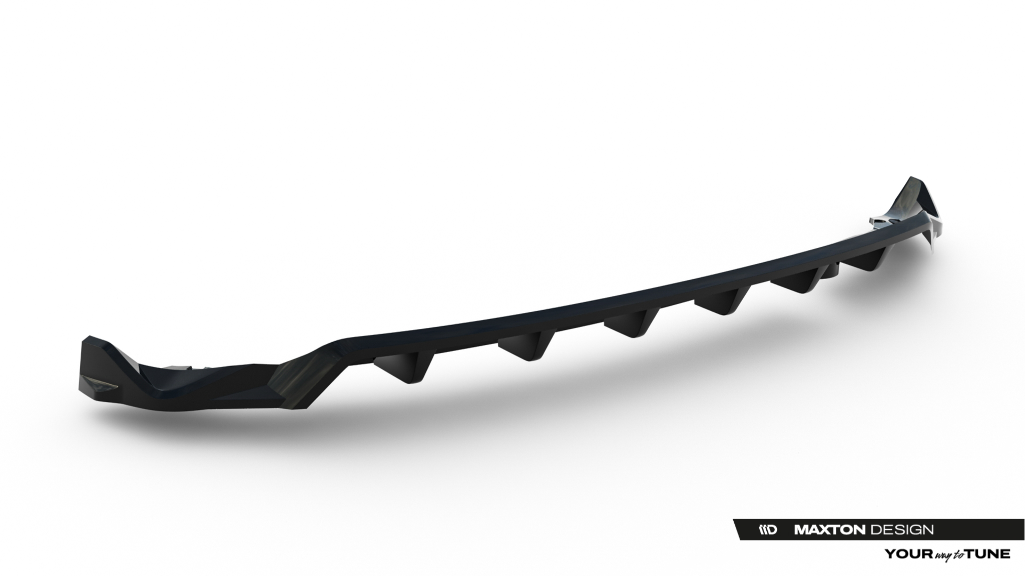 REAR SPLITTER (WITH VERTICAL BARS) SUITABLE FOR MG 3 MK1 – MAXTON DESIGN - 2