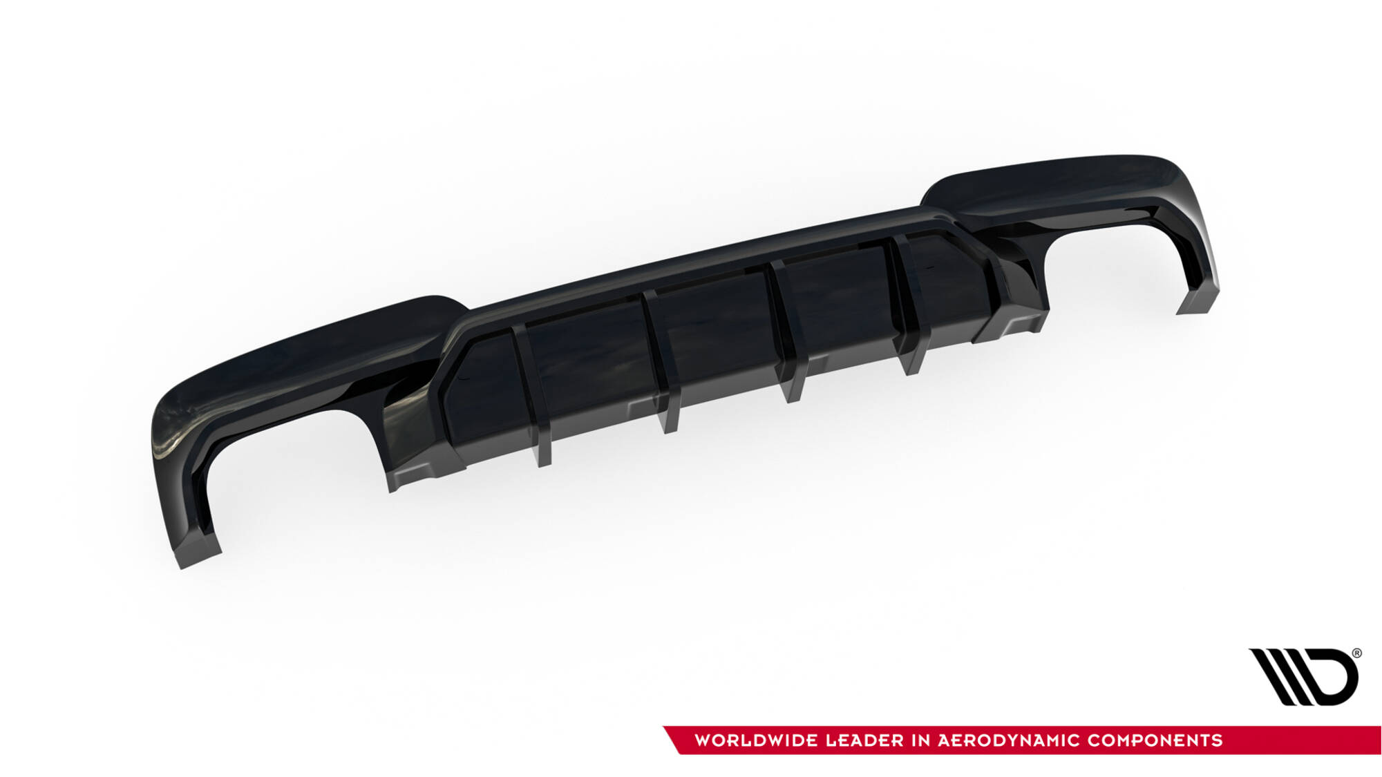 Rear Valance V.2 BMW 5 M-Pack F10 / F11 (Version with two double exhausts) - 5