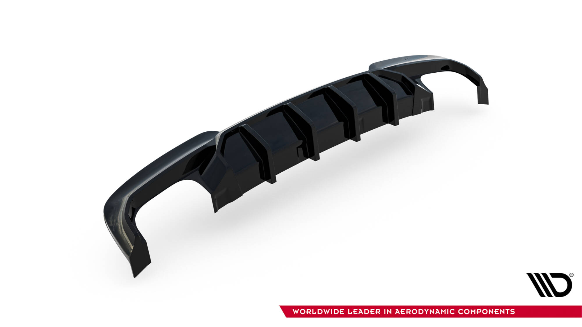 Rear Valance V.2 BMW 5 M-Pack F10 / F11 (Version with two double exhausts) - 6