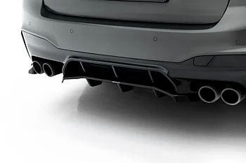 REAR SPLITTER (WITH VERTICAL BARS) SUITABLE FOR BMW M5 F90 / F90 FACELIFT – MAXTON DESIGN