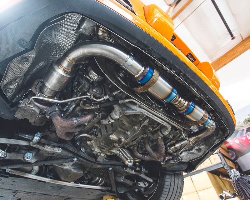 AGENCY POWER TITANIUM MUFFLER EXHAUST SYSTEM WITH 200 CELL CATS PORSCHE 997 TURBO 07-09 - 3