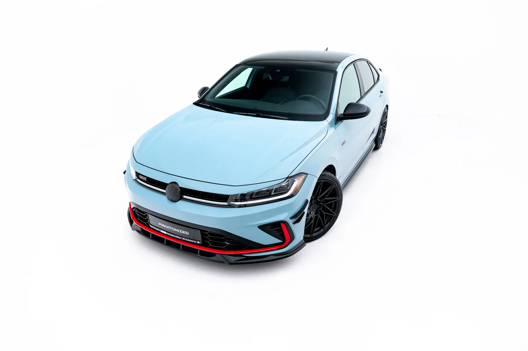 FRONT SPLITTER V.1 SUITABLE FOR VOLKSWAGEN JETTA GLI MK7 FACELIFT 2 – MAXTON DESIGN - 3