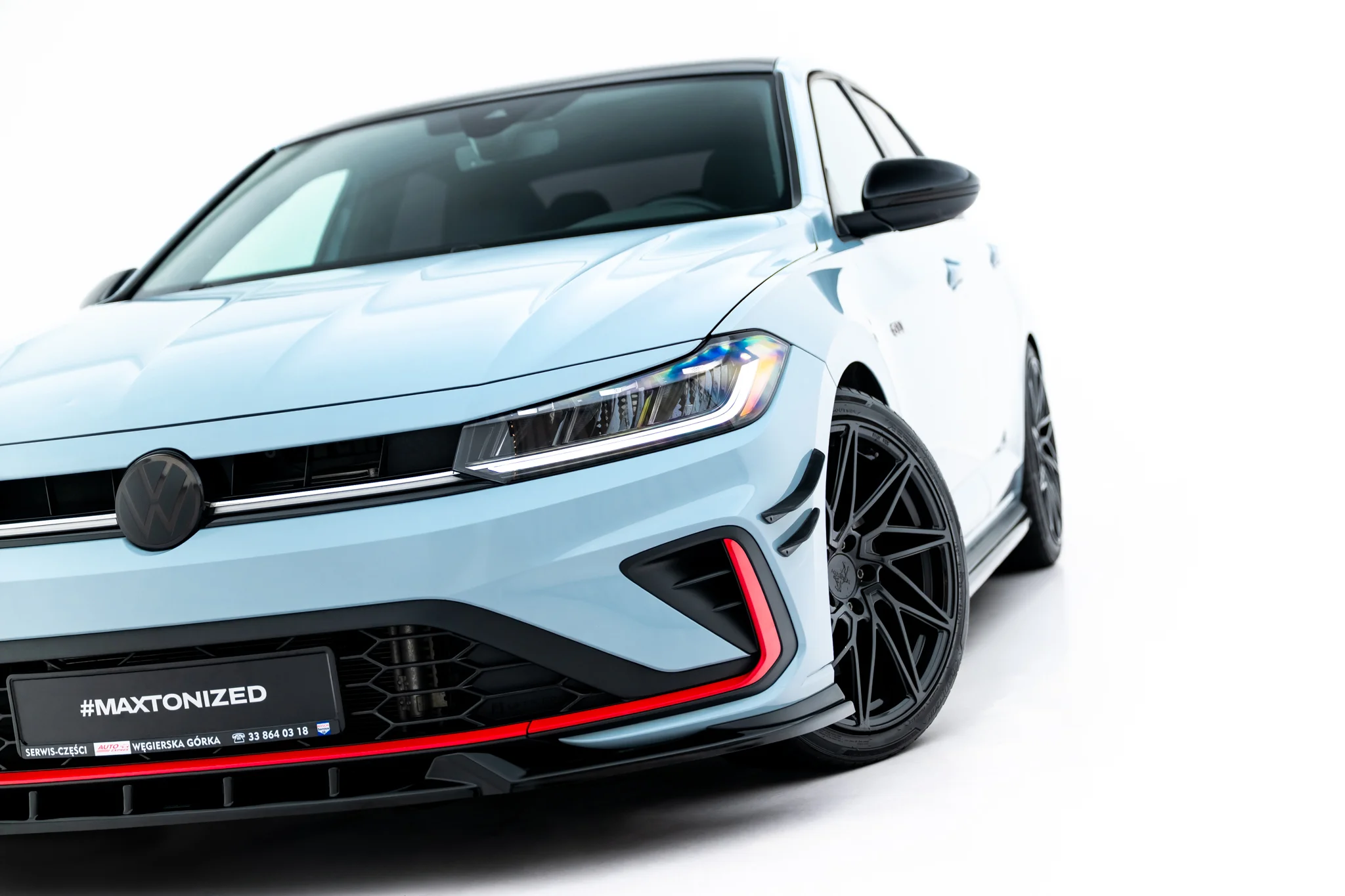 FRONT SPLITTER V.1 SUITABLE FOR VOLKSWAGEN JETTA GLI MK7 FACELIFT 2 – MAXTON DESIGN - 7