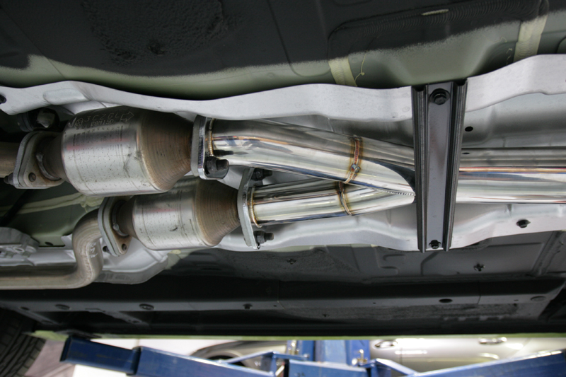 AGENCY POWER CATBACK EXHAUST HYUNDAI GENESIS 3.8L V6 09-12