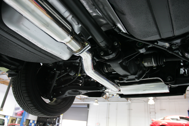 AGENCY POWER CATBACK EXHAUST HYUNDAI GENESIS 3.8L V6 09-12 - 4
