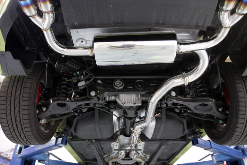 AGENCY POWER CATBACK EXHAUST HYUNDAI GENESIS 3.8L V6 09-12 - 3