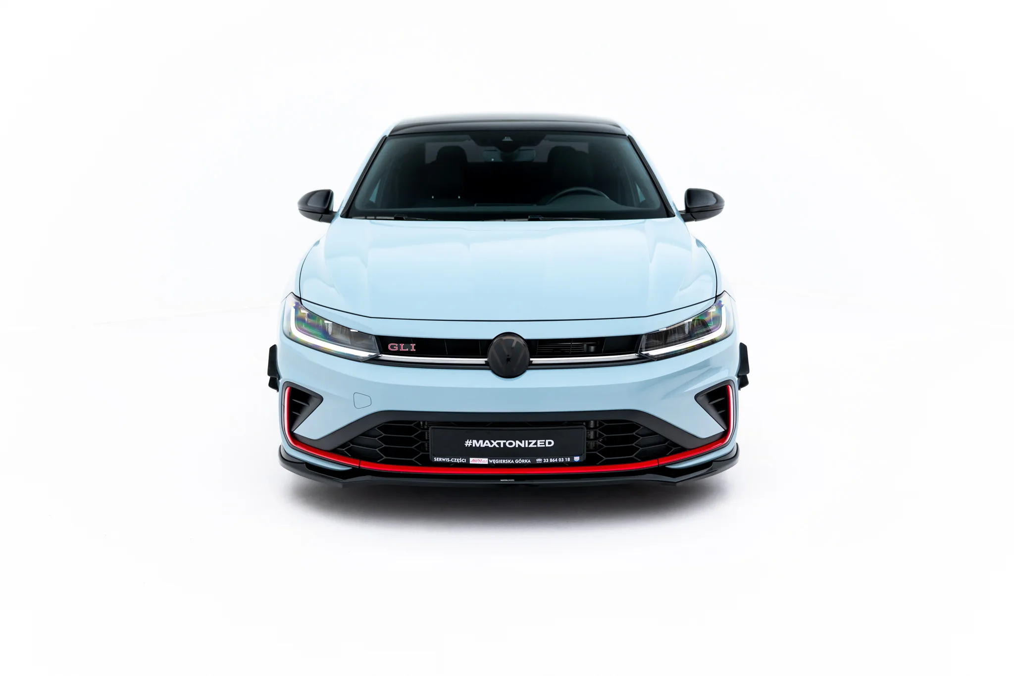 FRONT SPLITTER V.2 SUITABLE FOR VOLKSWAGEN JETTA GLI MK7 FACELIFT 2 – MAXTON DESIGN - 3