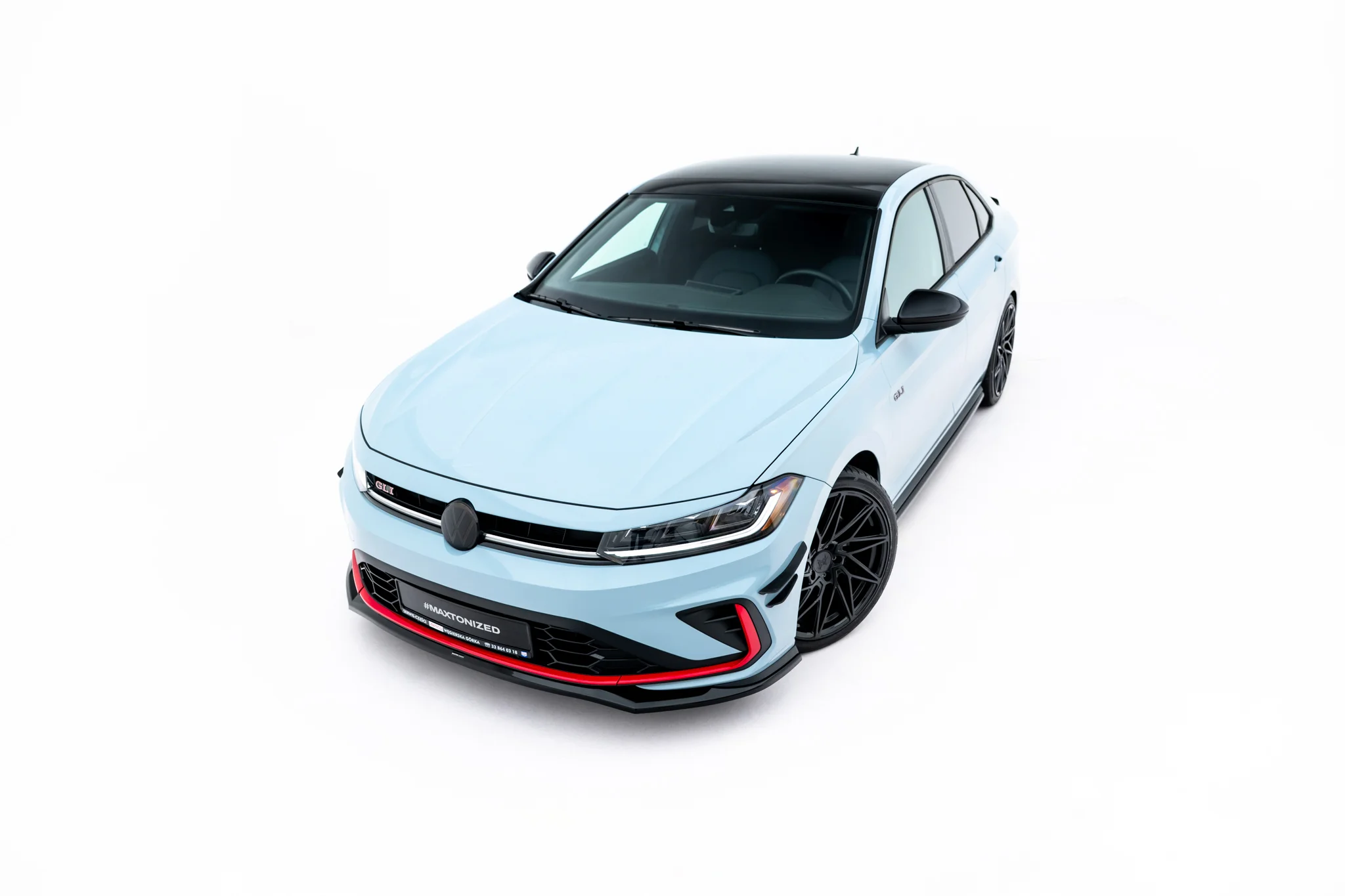 FRONT SPLITTER V.2 SUITABLE FOR VOLKSWAGEN JETTA GLI MK7 FACELIFT 2 – MAXTON DESIGN