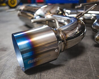 AGENCY POWER TI TIP CATBACK EXHAUST SYSTEM SUBARU WRX WAGON 08-13