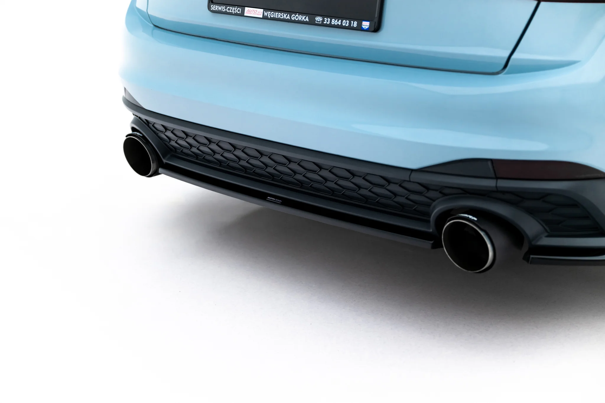REAR SPLITTER FOR SUITABLE FOR VOLKSWAGEN JETTA GLI MK7 FACELIFT 2 – MAXTON DESIGN - 3