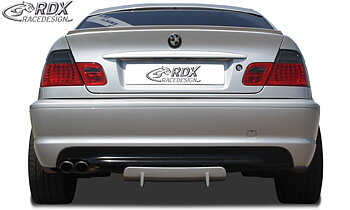 REAR DIFFUSOR U-DIFF BMW E46 (ALL, ALSO M-TECHNIC, M3, TOURING, ...)