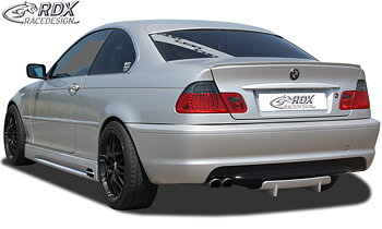 REAR DIFFUSOR U-DIFF BMW E46 (ALL, ALSO M-TECHNIC, M3, TOURING, ...)