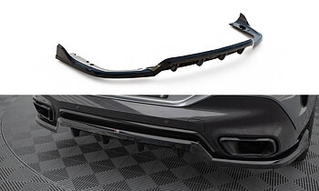 Central Rear Splitter (Vertical Bars) V.2 BMW X6 M-Pack G06 Facelift