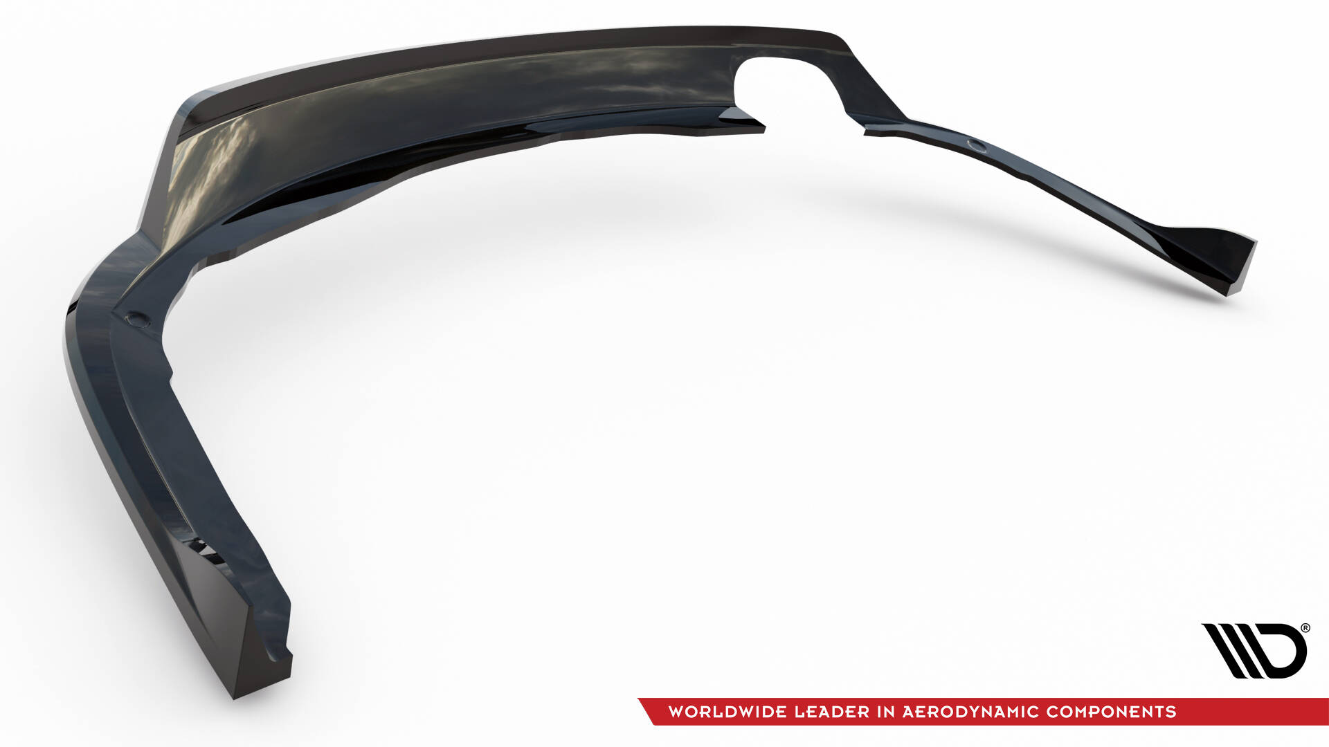 Central Rear Splitter (Vertical Bars) BMW 4 Coupe / Gran Coupe / Cabrio M-Pack F32 / F36 / F33 - 7