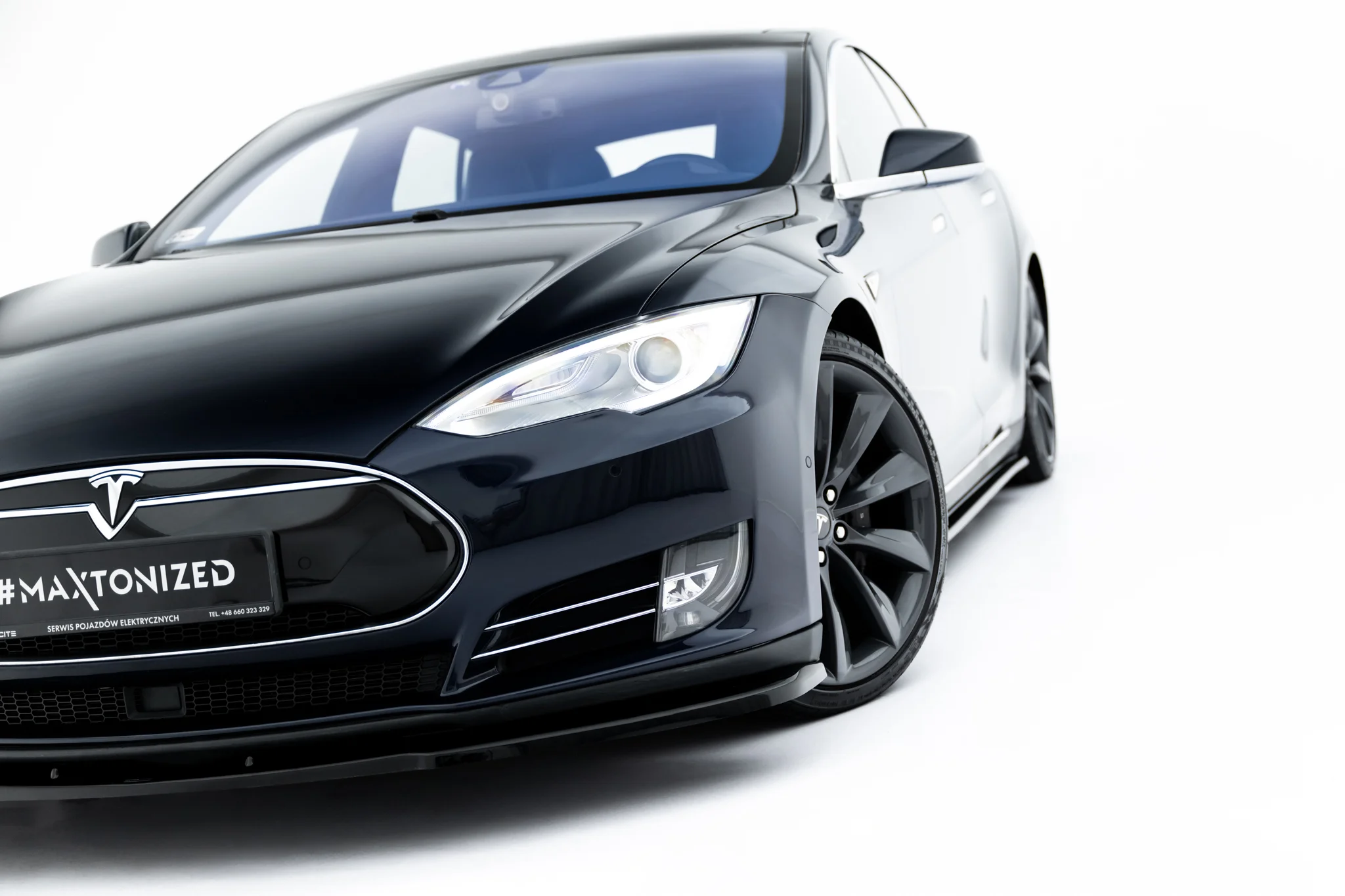 FRONT SPLITTER V.1 SUITABLE FOR TESLA MODEL S MK1 – MAXTON DESIGN - 4