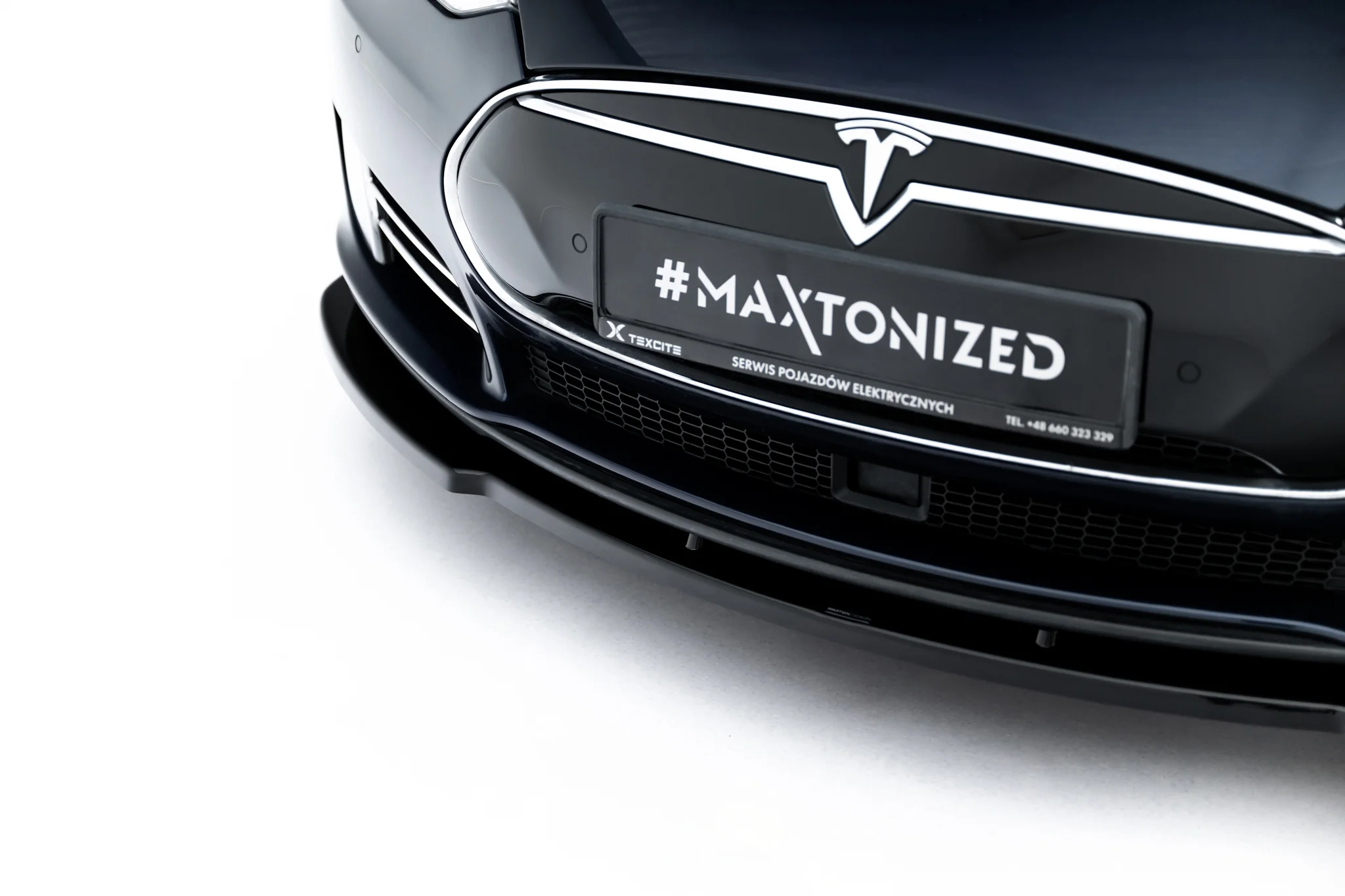 FRONT SPLITTER V.2 SUITABLE FOR TESLA MODEL S MK1 – MAXTON DESIGN - 4