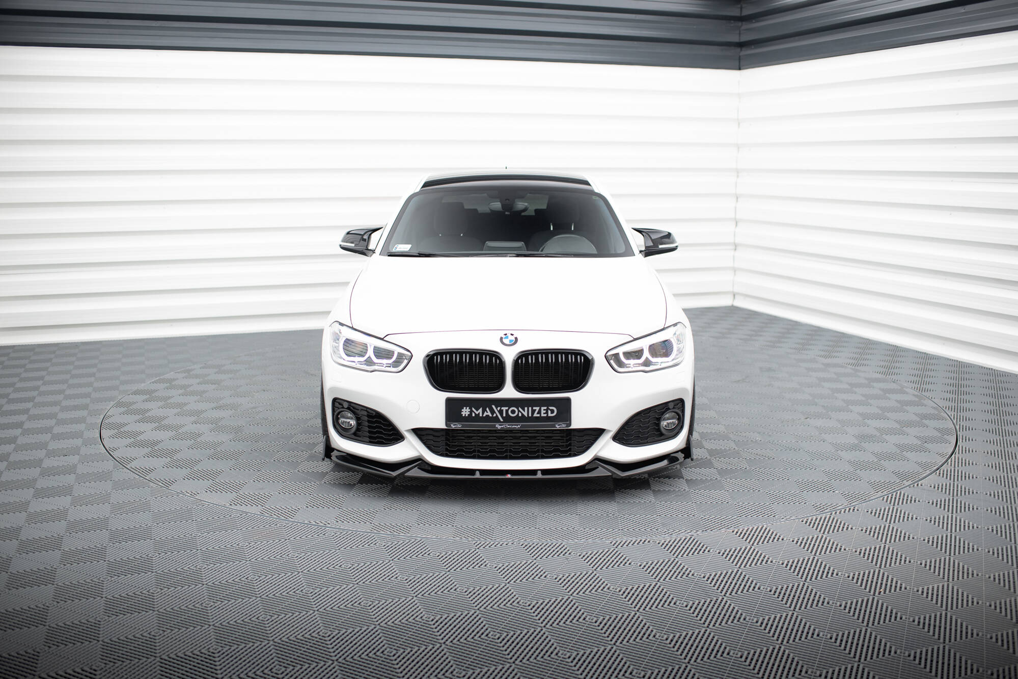 Front Splitter V.5 + Flaps BMW 1 M-Pack / M140i F20 Facelift - 2