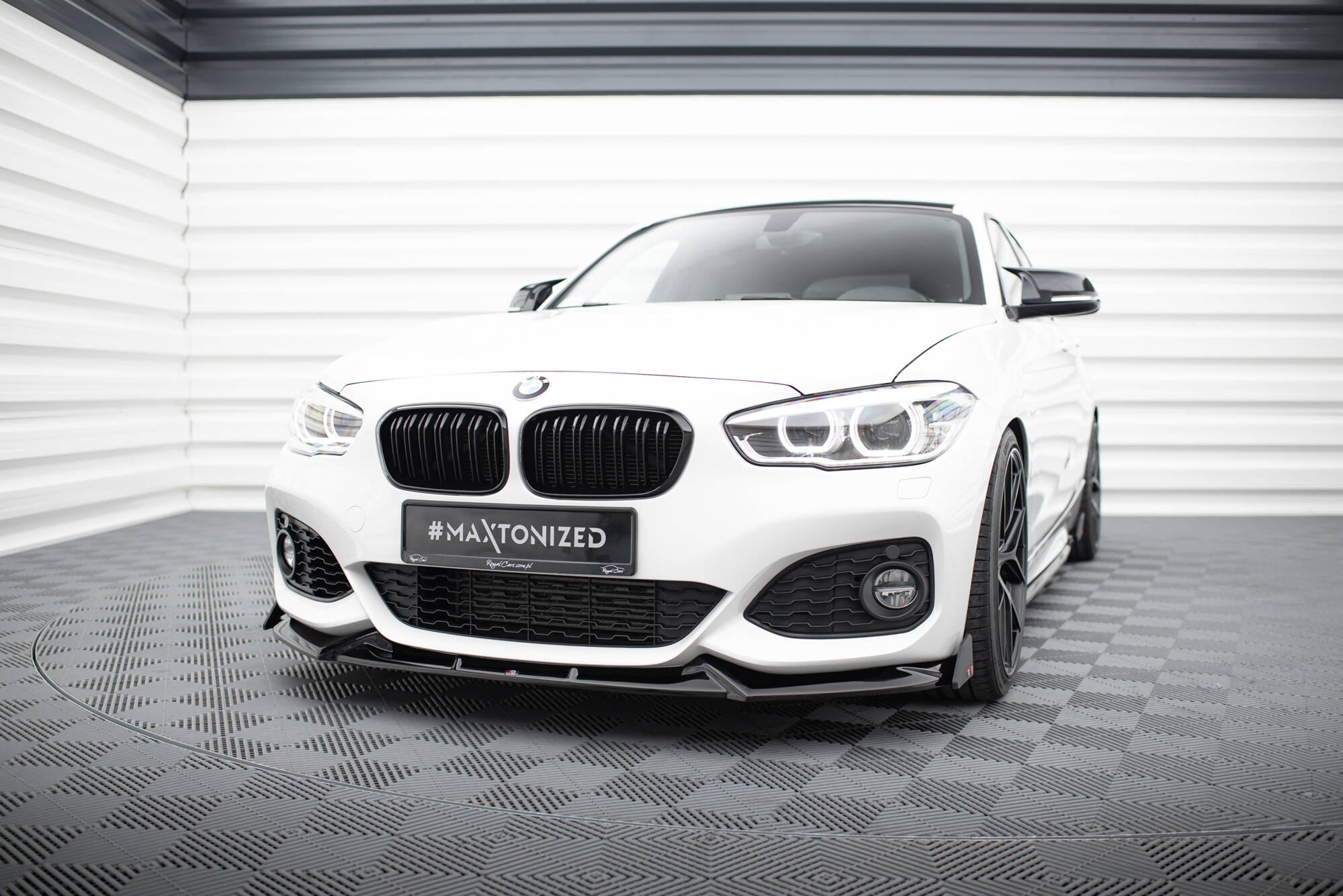 Front Splitter V.5 + Flaps BMW 1 M-Pack / M140i F20 Facelift - 3