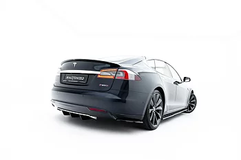 REAR SIDE SPLITTERS V.2 SUITABLE FOR TESLA MODEL S MK1 – MAXTON DESIGN