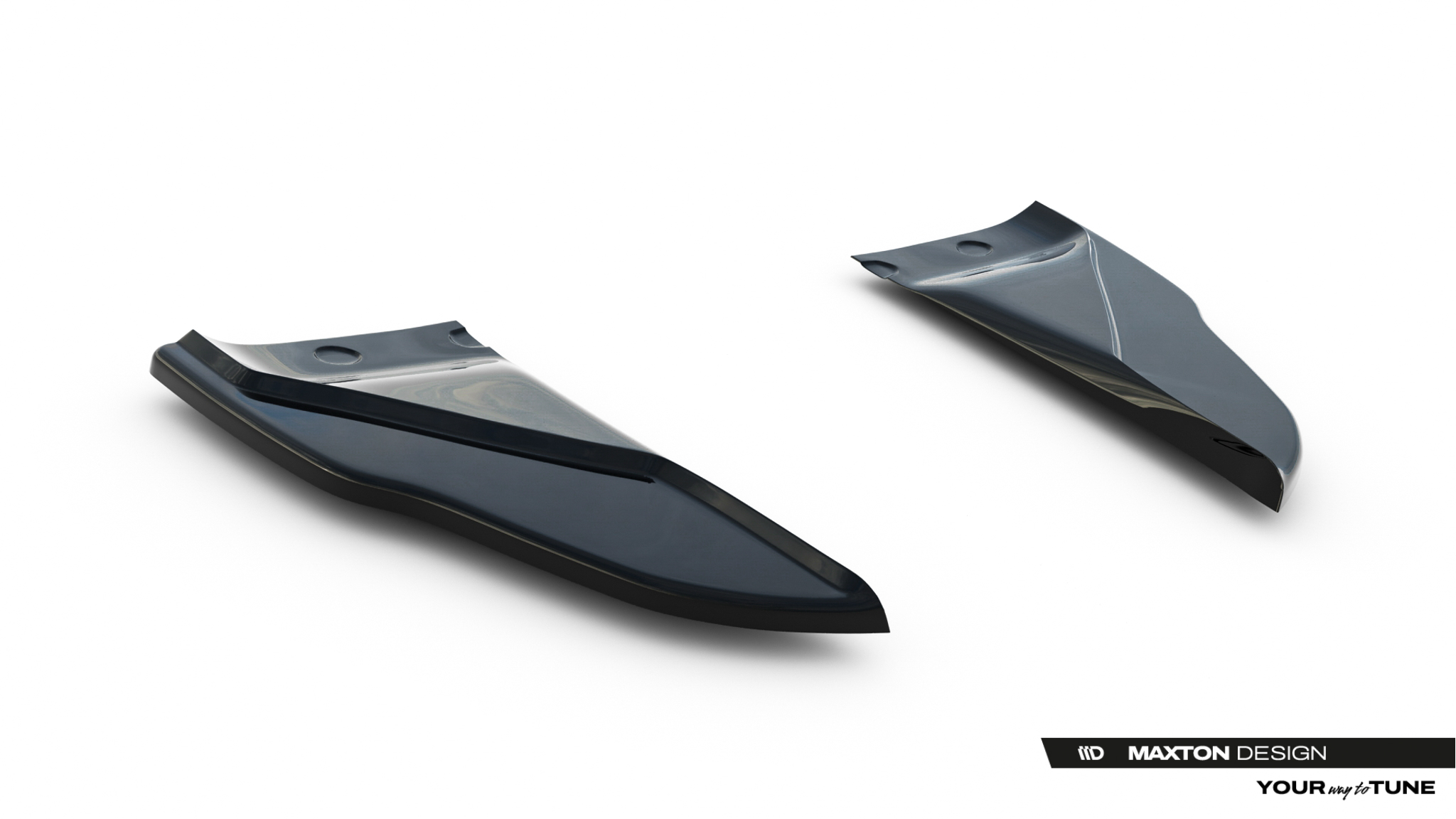 REAR SIDE SPLITTERS V.2 SUITABLE FOR TESLA MODEL S MK1 – MAXTON DESIGN - 2