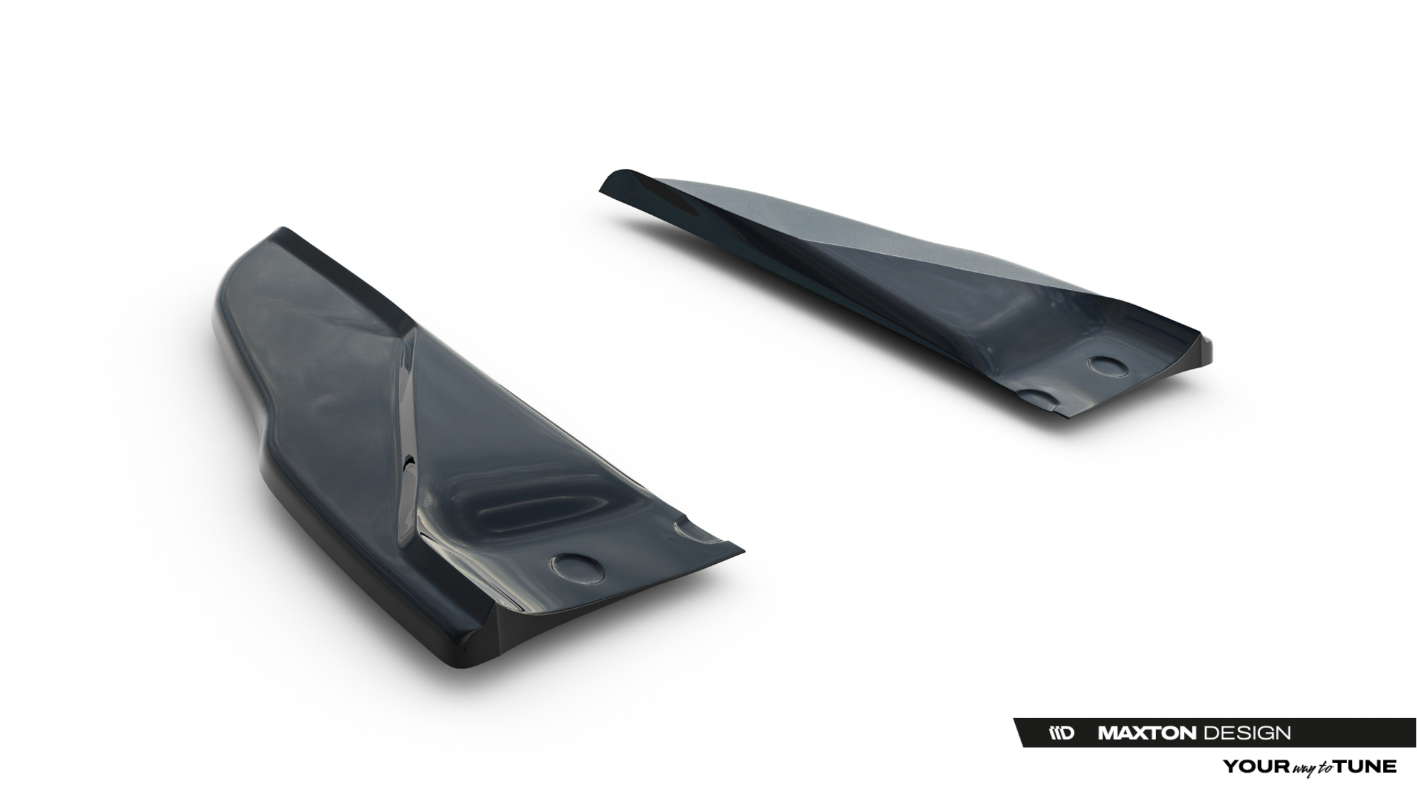 REAR SIDE SPLITTERS V.2 SUITABLE FOR TESLA MODEL S MK1 – MAXTON DESIGN - 4