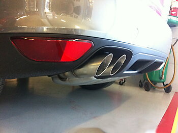 AGENCY POWER BIG QUAD TIP EXHAUST TIPS PORSCHE CAYENNE 958 11-14