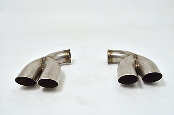 AGENCY POWER BIG QUAD TIP EXHAUST TIPS PORSCHE CAYENNE 958 11-14