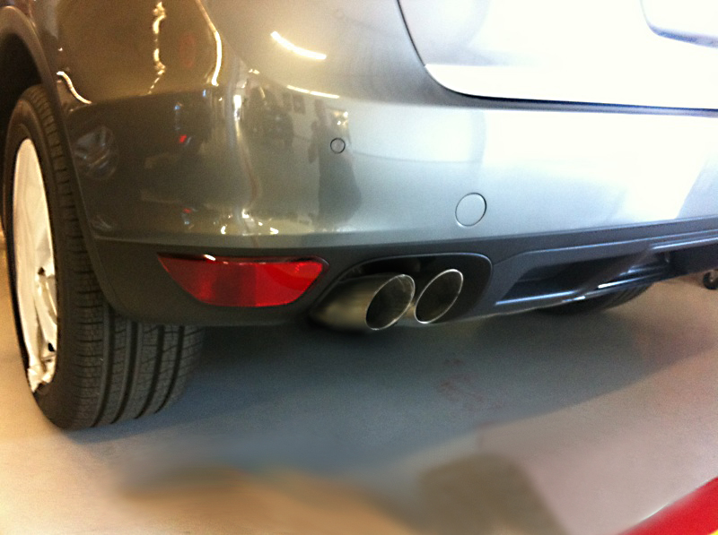 AGENCY POWER BIG QUAD TIP EXHAUST TIPS PORSCHE CAYENNE 958 11-14 - 3